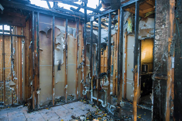 Professional Fire Board Up technician working in Brunswick, OH